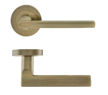 Eclipse 62121 Auriga Lever On Round Rose - Antique Brass