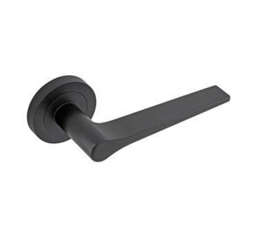 Eclipse 62131 Monte Lever On Round Rose - Matt Black