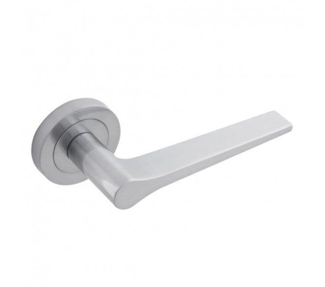 Eclipse 62132 Monte Lever On Round Rose - Satin Nickel