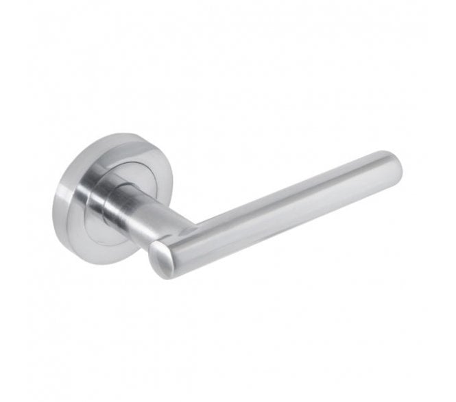 Eclipse 62156 Corvette T Bar Lever On Round Rose - Satin Chrome