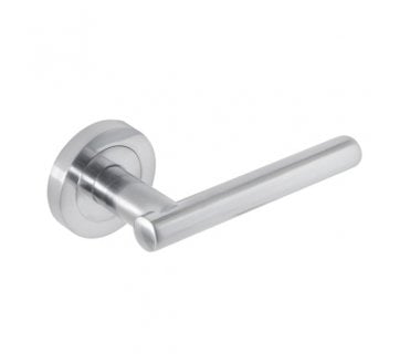 Eclipse 62156 Corvette T Bar Lever On Round Rose - Satin Chrome