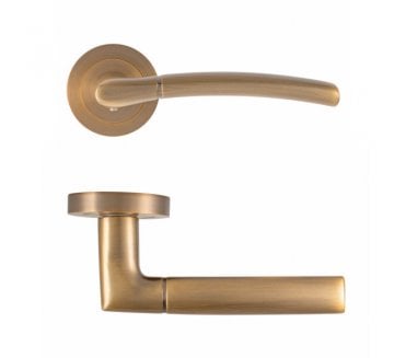 Eclipse 62158 Tifosi Lever on Round Rose - Matt Antique Brass