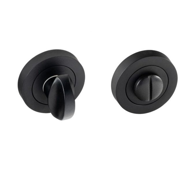 Eclipse 62291 Bathroom Thumbturn & Release Set - Matt Black