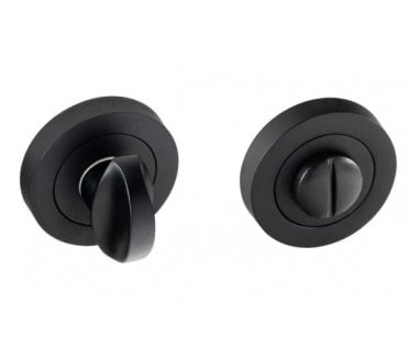 Eclipse 62291 Bathroom Thumbturn & Release Set - Matt Black