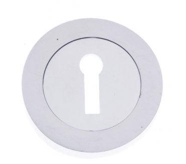 Eclipse 62361 Standard Keyhole Escutcheon - Satin Chrome