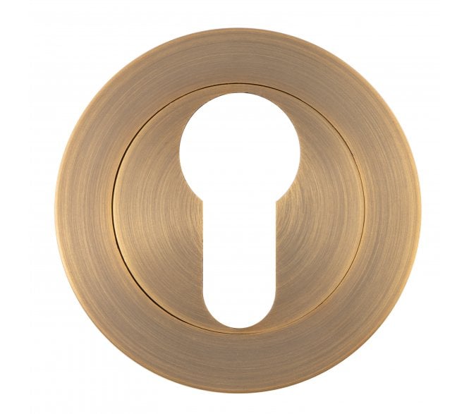 Eclipse 62463 Euro Profile Escutcheon - Matt Antique Brass
