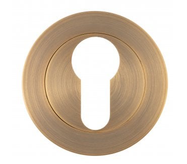 Eclipse 62463 Euro Profile Escutcheon - Matt Antique Brass