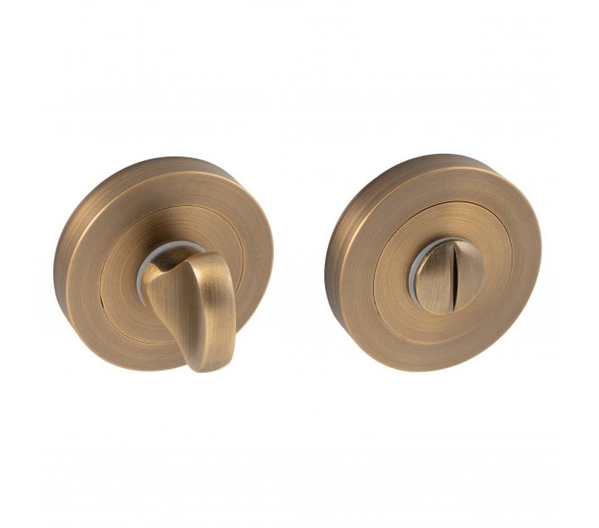 Eclipse 62490 Bathroom Thumbturn & Release - Matt Antique Brass