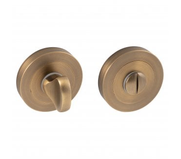 Eclipse 62490 Bathroom Thumbturn & Release - Matt Antique Brass