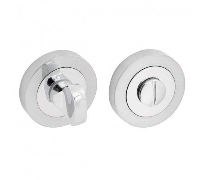 Eclipse 62591 Bathroom Thumbturn & Release Set - Polished/Satin Chrome