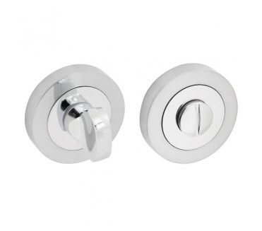 Eclipse 62591 Bathroom Thumbturn & Release Set - Polished/Satin Chrome