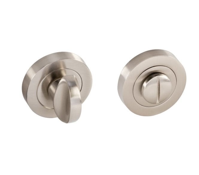 Eclipse 62691 Bathroom Thumbturn & Release Set - Satin Nickel