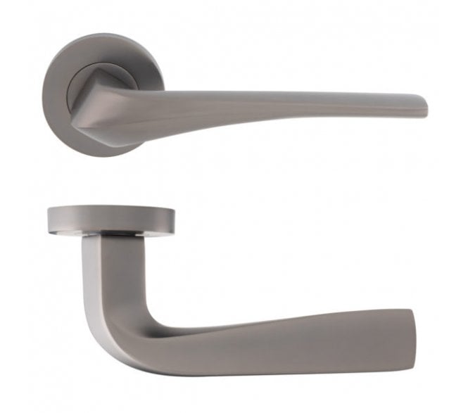 Eclipse 63226 Insignia Lanza Lever On Round Rose - Dark Bronze