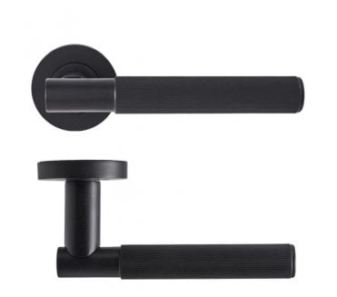 Eclipse 63241 Insignia Linear Lever On Round Rose - Matt Black