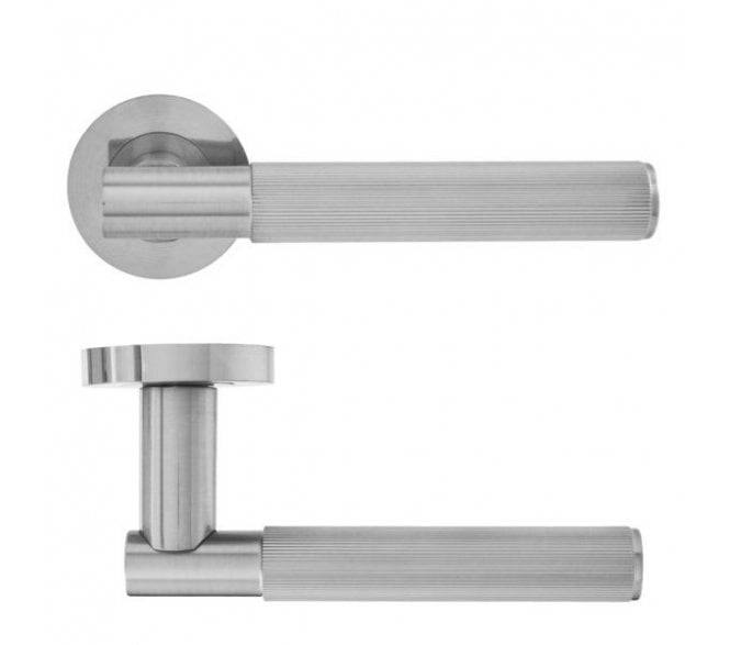 Eclipse 63242 Insignia Linear Lever On Round Rose - Satin Nickel