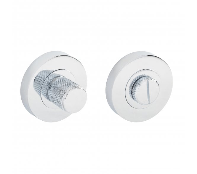 Eclipse 63280 Knurled Bathroom Turn & Release - Polished Chrome