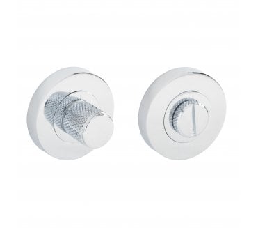 Eclipse 63280 Knurled Bathroom Turn & Release - Polished Chrome