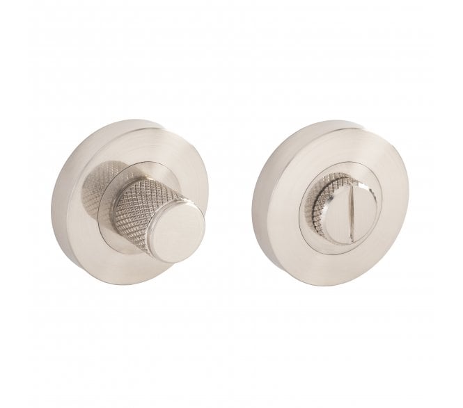 Eclipse 63282 Knurled Bathroom Turn & Release - Satin Nickel