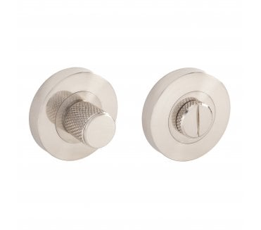 Eclipse 63282 Knurled Bathroom Turn & Release - Satin Nickel