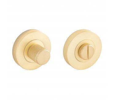 Eclipse 63283 Knurled Bathroom Turn & Release - Satin Brass