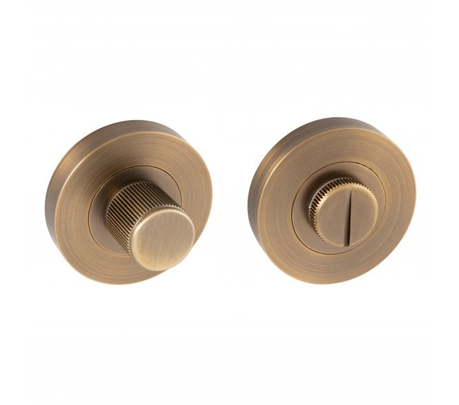 Eclipse 63297 Linear Bathroom Turn & Release - Matt Antique Brass
