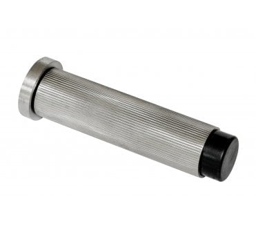 Eclipse 63752 Linear Skirting Mounted Door Stop On Rose - 76mm - Satin Stainless Steel