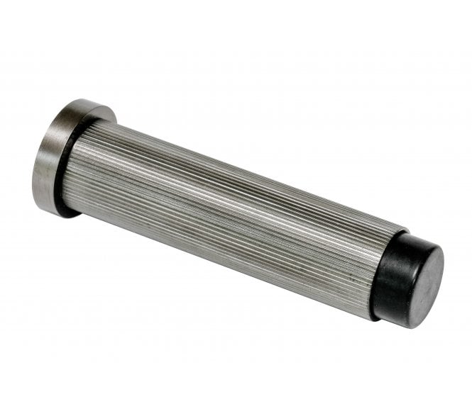 Eclipse 63756 Linear Skirting Mounted Door Stop On Rose - 76mm - Dark Bronze