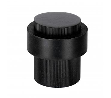 Eclipse 63771 Linear Knurled Floor Mounted Door Stop - Black