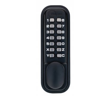 Eclipse 70256 ED20 Easy Code Change Digital Lock - Matt Black