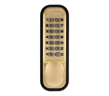 Eclipse 70257 ED20 Easy Code Change Digital Lock - Satin Brass