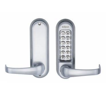 Eclipse 70261 ED50 Heavy Duty Lever Handle Digital Lock - Satin Chrome