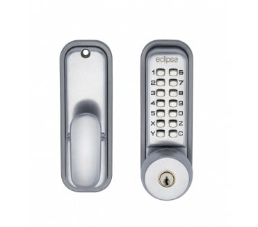 Eclipse 70263 ED20 Easy Code Change Digital Lock (Key Override) - Satin Chrome