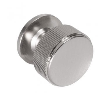 Eclipse 95501 Linear Knurled Cupboard Knob - 35mm - Satin Nickel