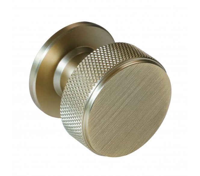Eclipse 95603 Knurled Cabinet Knob - 35mm - Antique Brass