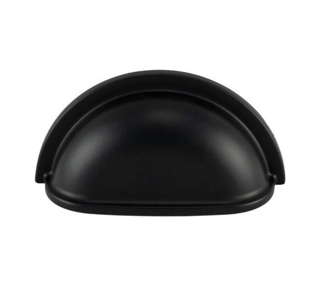 Eclipse 95652 Drawer Cup Pull - 87x42mm - Matt Black
