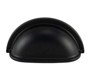 Eclipse 95652 Drawer Cup Pull - 87x42mm - Matt Black