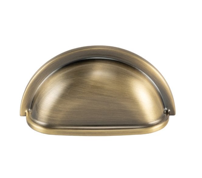 Eclipse 95653 Drawer Cup Pull - 87x42mm - Antique Brass