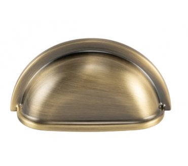 Eclipse 95653 Drawer Cup Pull - 87x42mm - Antique Brass