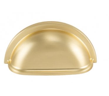 Eclipse 95654 Drawer Cup Pull - 87x42mm - Satin Brass