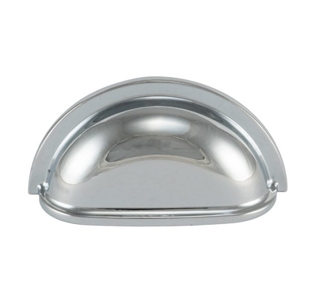 Eclipse 95656 Drawer Cup Pull - 87x42mm - Polished Chrome