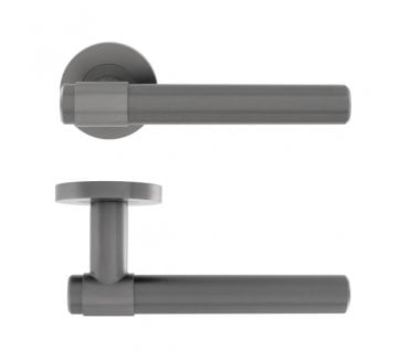 Eclipse Ultimate 34353 Collared Fire Rated Lever On Rose - Dark Bronze
