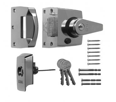 ERA 1830/1930 British Standard Auto Deadlocking Nightlatch - Polished Chrome