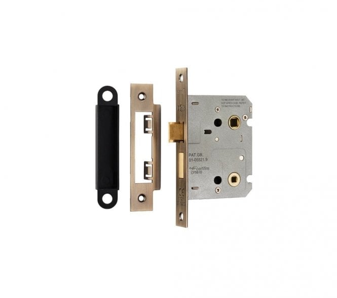 Eurospec BAE Easi-T Bathroom Mortice Lock - Antique Brass