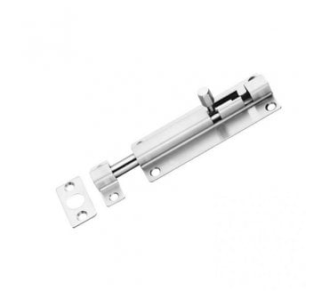 Eurospec BBT Stainless Steel Barrel Bolts - Straight - Polished Stainless Steel