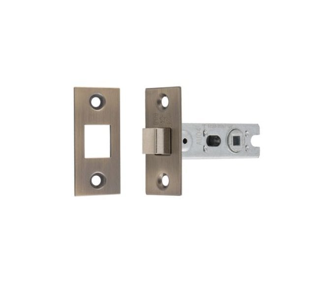 Eurospec BTD Bolt-Through Tubular Mortice Deadbolt - Antique Brass