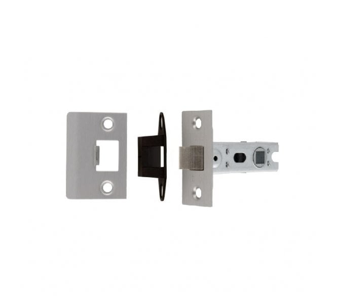 Eurospec BTL Bolt-Through Tubular Mortice Latch - Satin Stainless Steel