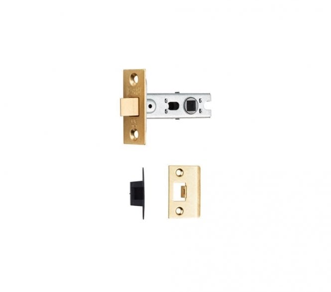 Eurospec BTL1 63mm Bolt-Through Tubular Mortice Latch - Brass