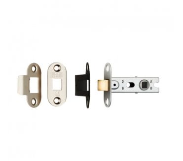 Eurospec BTL2/R 63mm Bolt-Through Tubular Mortice Latch Radius - Nickel Plated
