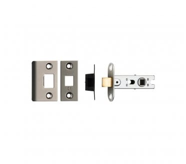 Eurospec BTL2/SQ 64mm Bolt-Through Tubular Mortice Latch  - Matt Bronze