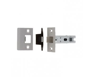 Eurospec BTL30 76mm Bolt-Through Tubular Mortice Latch - Satin Stainless Steel